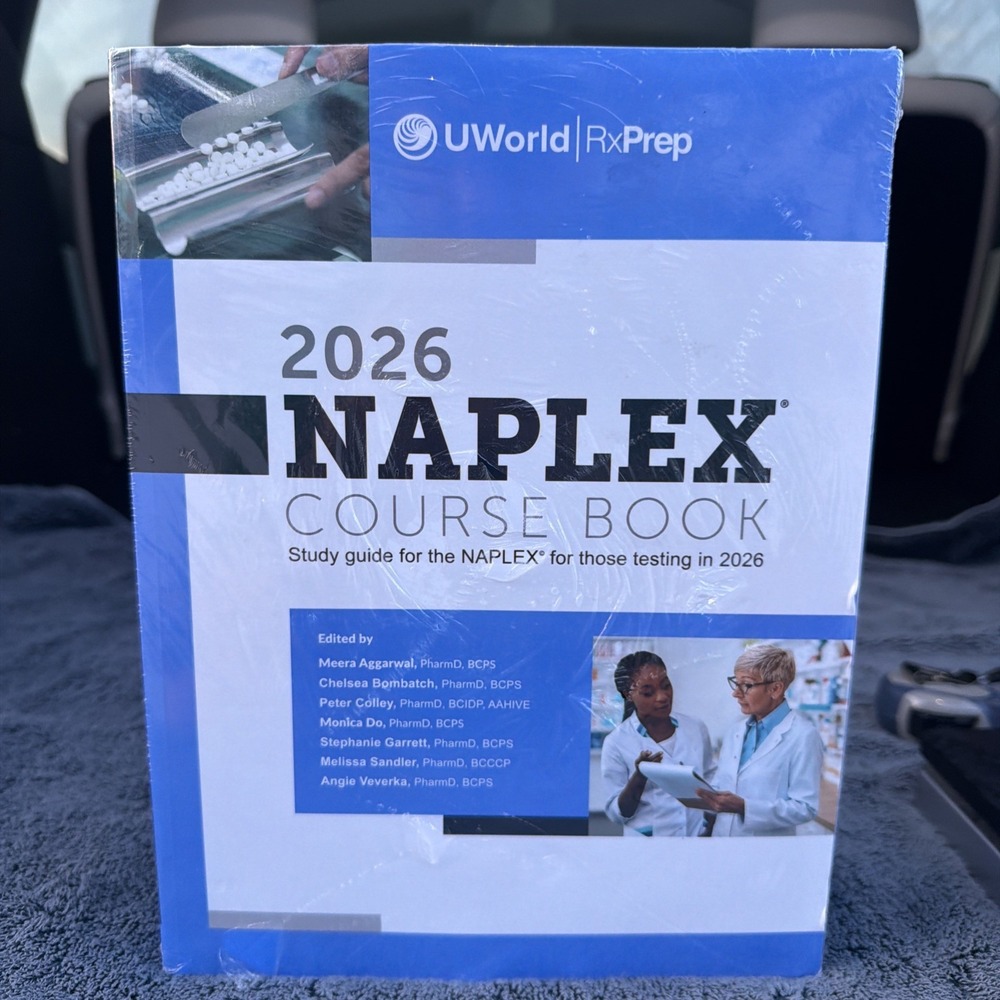 UWorld RxPrep 2026 NAPLEX Book, Pharmacist Licensure Exam Preparation